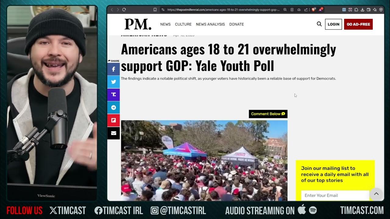 GOP WINNING, 18 To 21 Support GOP By HUGE Margins, Democrats ARE COOKED - YouTube