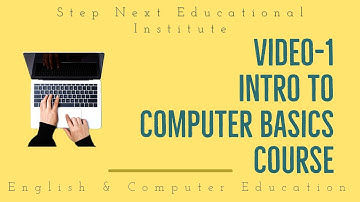 Video 1 Computer Basics Course Intro