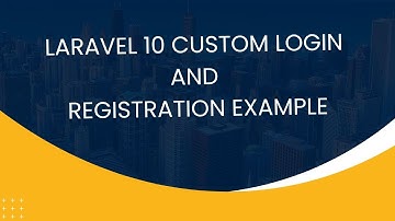 Laravel 10 Custom Login and Registration Example #css #html #javascript #webdesign #laravel