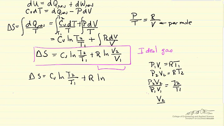 How To Calculate Entropy Changes: Ideal Gases