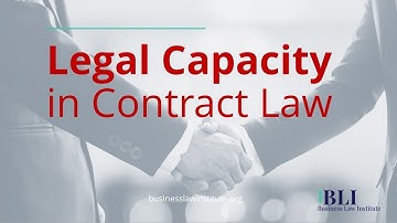 Legal Capacity in Contract Law • Can Minors Enter Into Contracts?