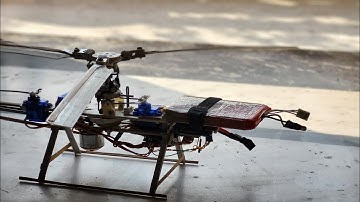 Testing Arduino Helicopter V8 Fully DIY homemade from scratch