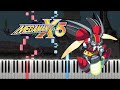 Mega man x5  izzy glow stage laser institute piano tutorial by javin tham