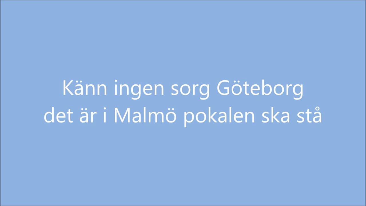Ståplats i himlen - Saken är klar det är Guld - Malmö FF ...