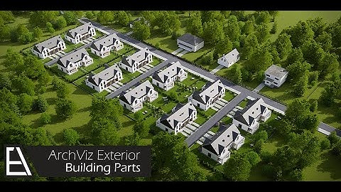 ArchViz Exterior 2.0 - Blender Architecture Addon