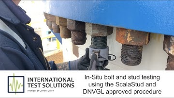 In-situ Bolt or Stud inspections using Phased Array