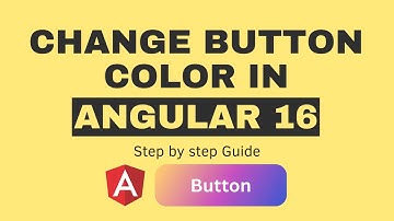 How to change button color in angular 16?