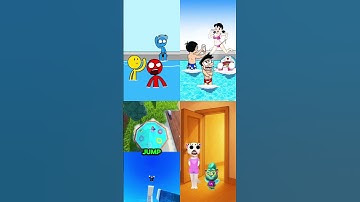 My talking Angela 2 vs my talking Tom2 come oon jump... 😆