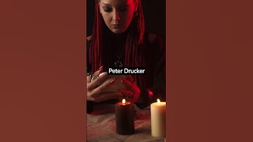 “The best way to predict the future is to create it.” - Peter Drucker