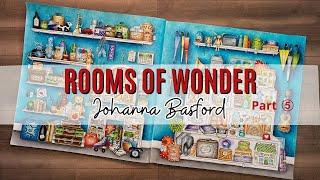 Colour Along | Rooms of Wonder by Johanna Basford | Lost Property Office | Part 4 Left Side