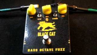 Black Cat Bass Octave Fuzz Demo