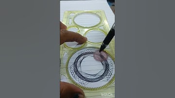 Spirograph art. #satisfying #art #spirograph #oddlysatisfying#shortvideo