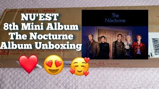 KPOP UNBOXING Nu'est 8th Mini Album The Nocturne ♡ (From Yes24)