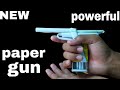 How to make paper pistol gun paper gun  how to make gun with paper and machibox