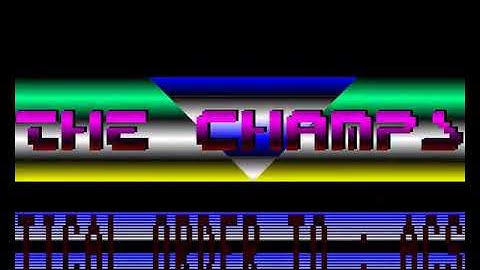 The Champs   Tele Wars mp4 HYPERSPIN AMIGA INTRO CRACKTRO DEMO COMMODORE NOT MINE VIDEOS