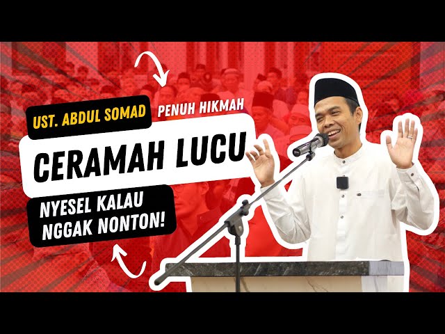 CERAMAH LUCU !  “Tapi Penuh Hikmah - Keutamaan Bulan Rajab” Ust. Abdul Somad class=