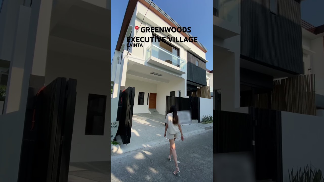 Walking to a BRAND NEW HOUSE FOR SALE in Greenwoods Executive Village, Cainta. 