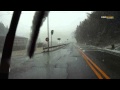 雪が降ってきた  曲は 青春のたまり場