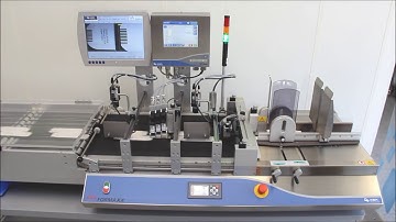 BetaJET verso and udaFORMAXX station with Visual inspection and Extraction Unit