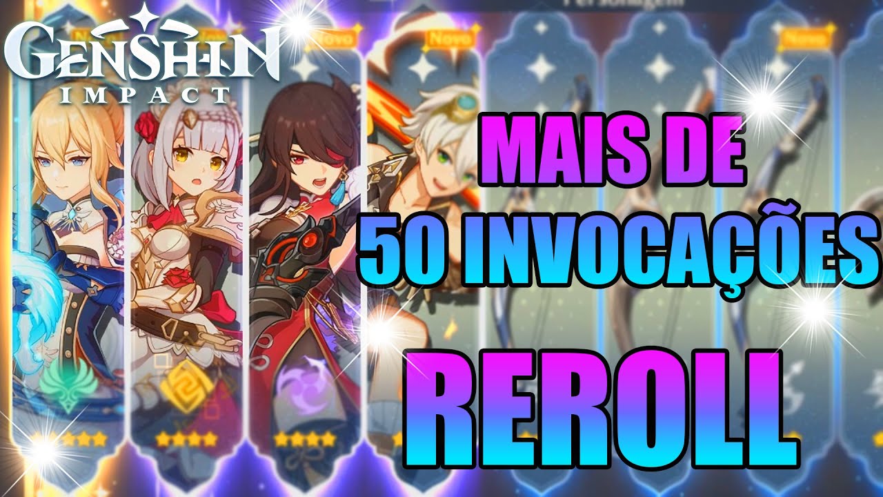 Como fazer reroll em Genshin Impact