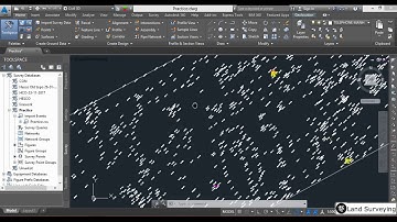 Total Station Survey Data Process into Auto CAD Civil 3D