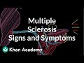 Multiple sclerosis signs and symptoms | Nervous system diseases | NCLEX-RN | Khan Academy