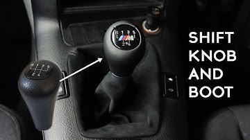 BMW E36 - New Shift Knob and Boot