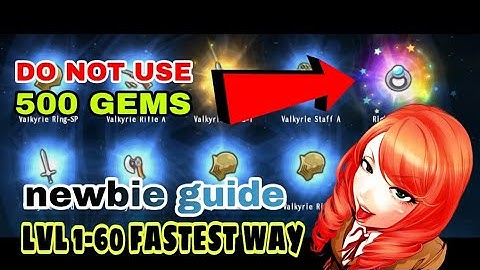 Avabel Lupinus Newbie Guide | 1-60 Grind | 500 Gems