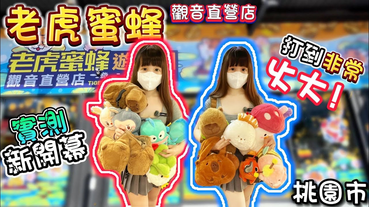 【桃園】實測全新開幕，竟然打到很火大？老虎蜜蜂觀音直營店！【小隻女蛋蛋】