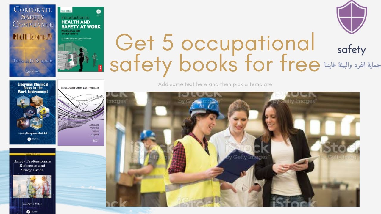 Get the best books on occupational safety and health occupational