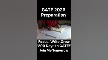 3 Hours of GATE 2026 Prep in 8 Seconds ⏳💪 #gate2026 #studywithme #timelapse #studyshorts #focusstudy