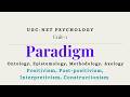 Full concept of Paradigm: Essential for UGC-NET Psychology exam