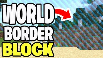 How To Make World Border In Minecraft Bedrock! - Tutorial