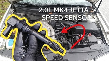 1999 MK4 Volkswagon Jetta Speed Sensor Removal