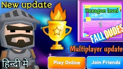 Finally the multiplayer update comes|Fall dude 3d|