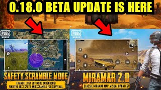 ... hey guys, pubg mobile beta 0.18.0 update is finally out!...