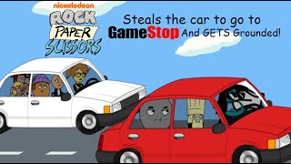 Rock Paper Scissors steals the car to go to GameStop and gets grounded