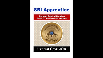 SBI Apprentice #recruitment #job #vacancy #centralgovtjobs #sbi #apprentice #governmentjobs