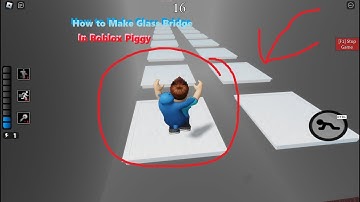 How to Make Glass Bridge In Roblox piggy!