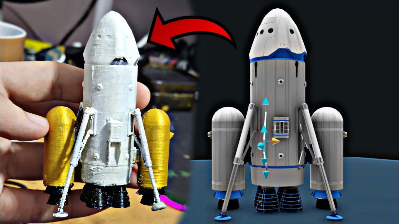 How to 3d Printing Rocket on Juno New Origins - YouTube