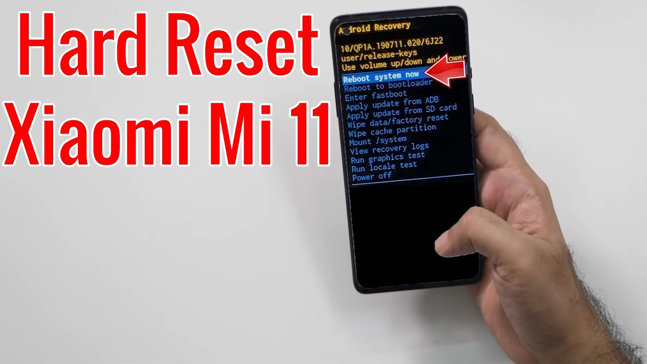 Hard Reset Xiaomi 9a