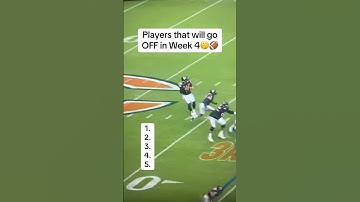 These players will go OFF in Week 4🤫🏈 #fantasyfootball #fantasycontent #fantasyplayers #nflconvo