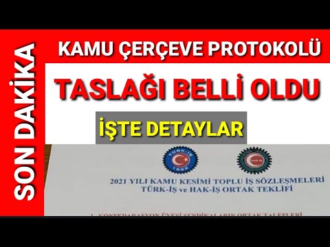 Son Dakika Taslak Belli Oldu Iste Detaylar Kamu Cerceve Protokolu Youtube