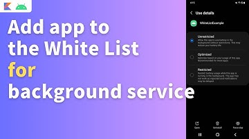 android ignore battery optimization | android ignore battery optimization programmatically