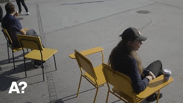 Six chairs that transformed an empty plaza