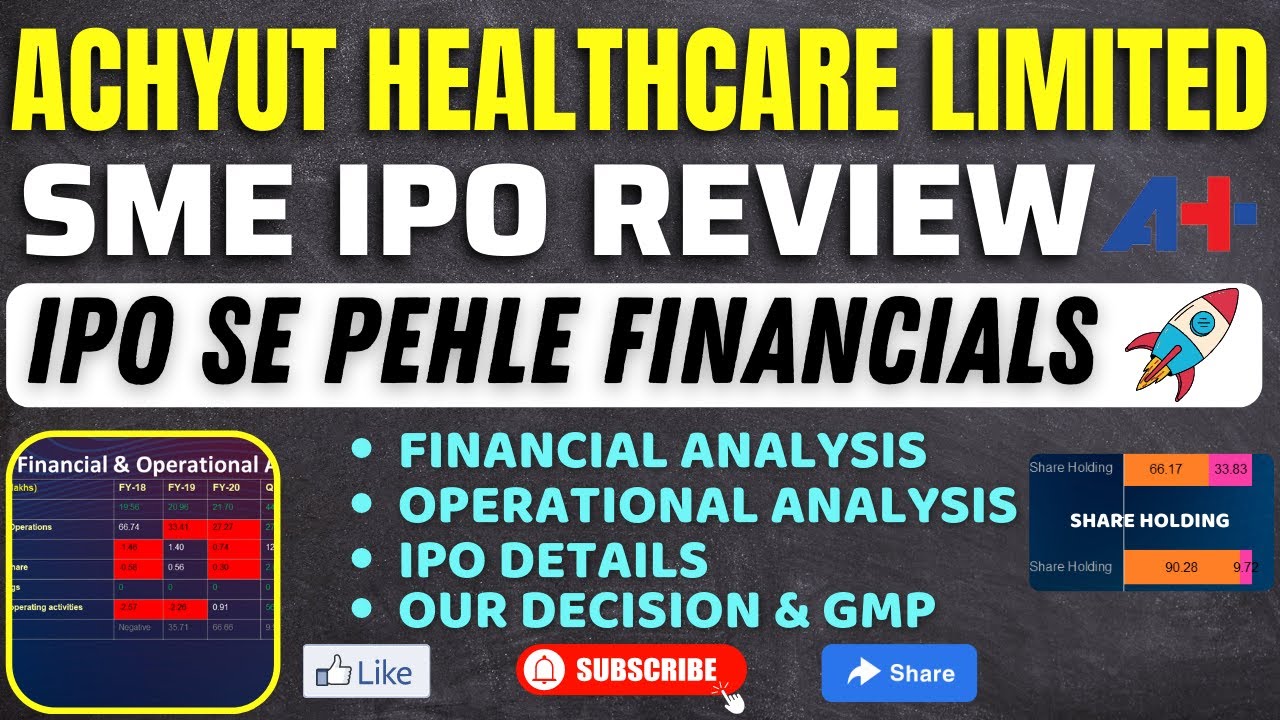 Achyut Healthcare SME IPO Review (Apply Or Avoid)
