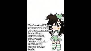 My Fandoms Lol // #edit #capcut #gacha #fandoms #sigma #fyp #shorts