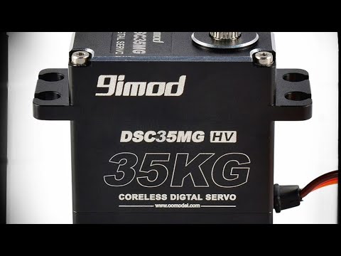 Servo étanche 9imod 35kg 180° Brushless - Pour Camion RC, Chenille, Bateau (échelles 1:10, 1:8, Etc.)
