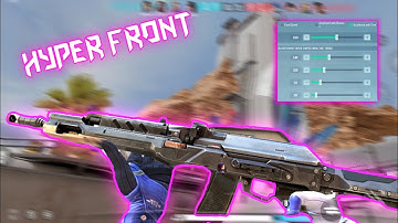 HYPER FRONT BEST SETTINGS+SENSITIVITY🎯||FAST CLUTCH WITH BLINK ⚡🔥