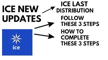 Ice Last distribution | follow these 3 steps | How to complete these steps #icenetwork #updates#new